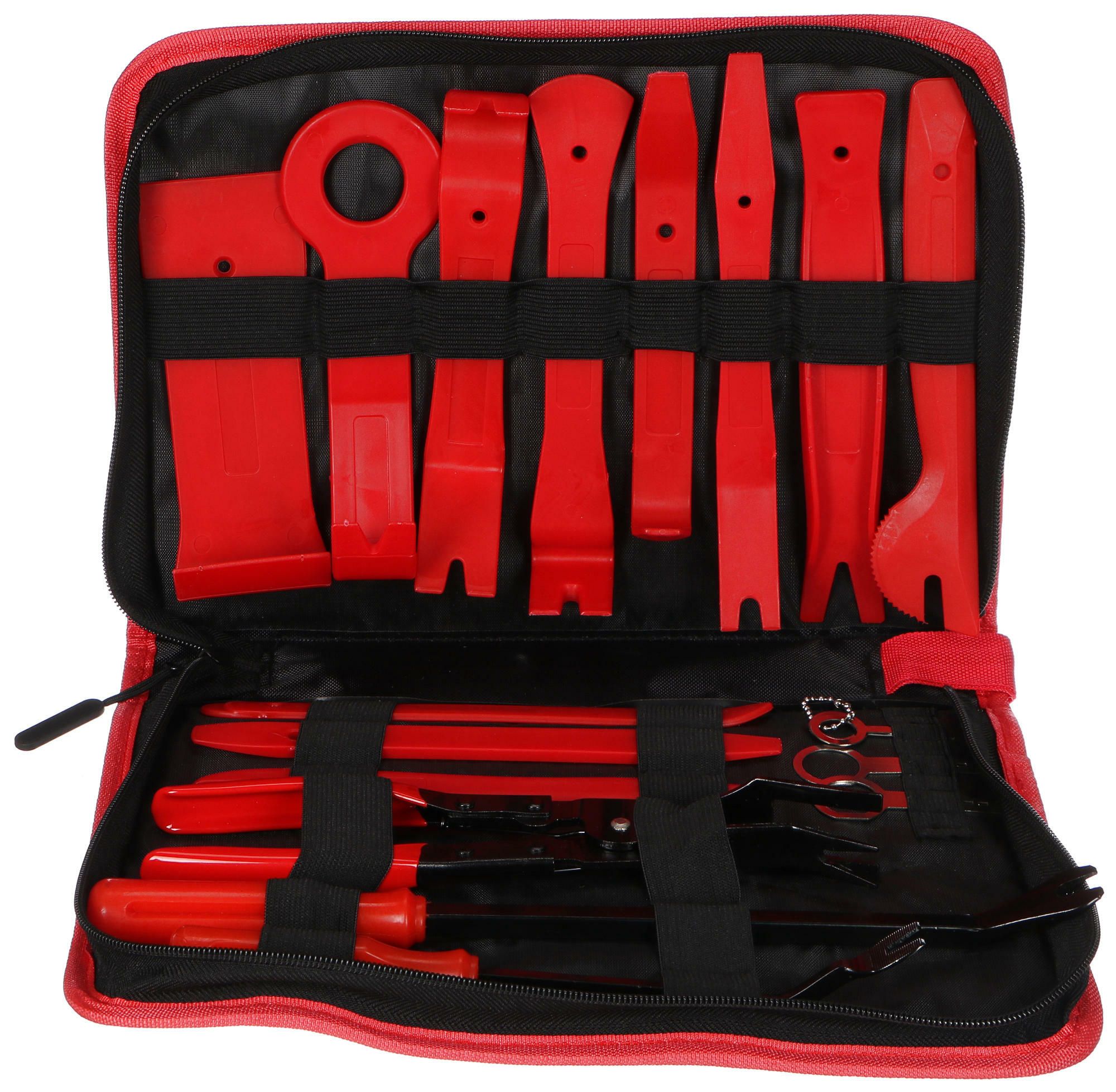 E-shop Multifunkční sada k demontáži čalounění a interiéru MECHANIC TRIM SET 19, 19ks SIXTOL
