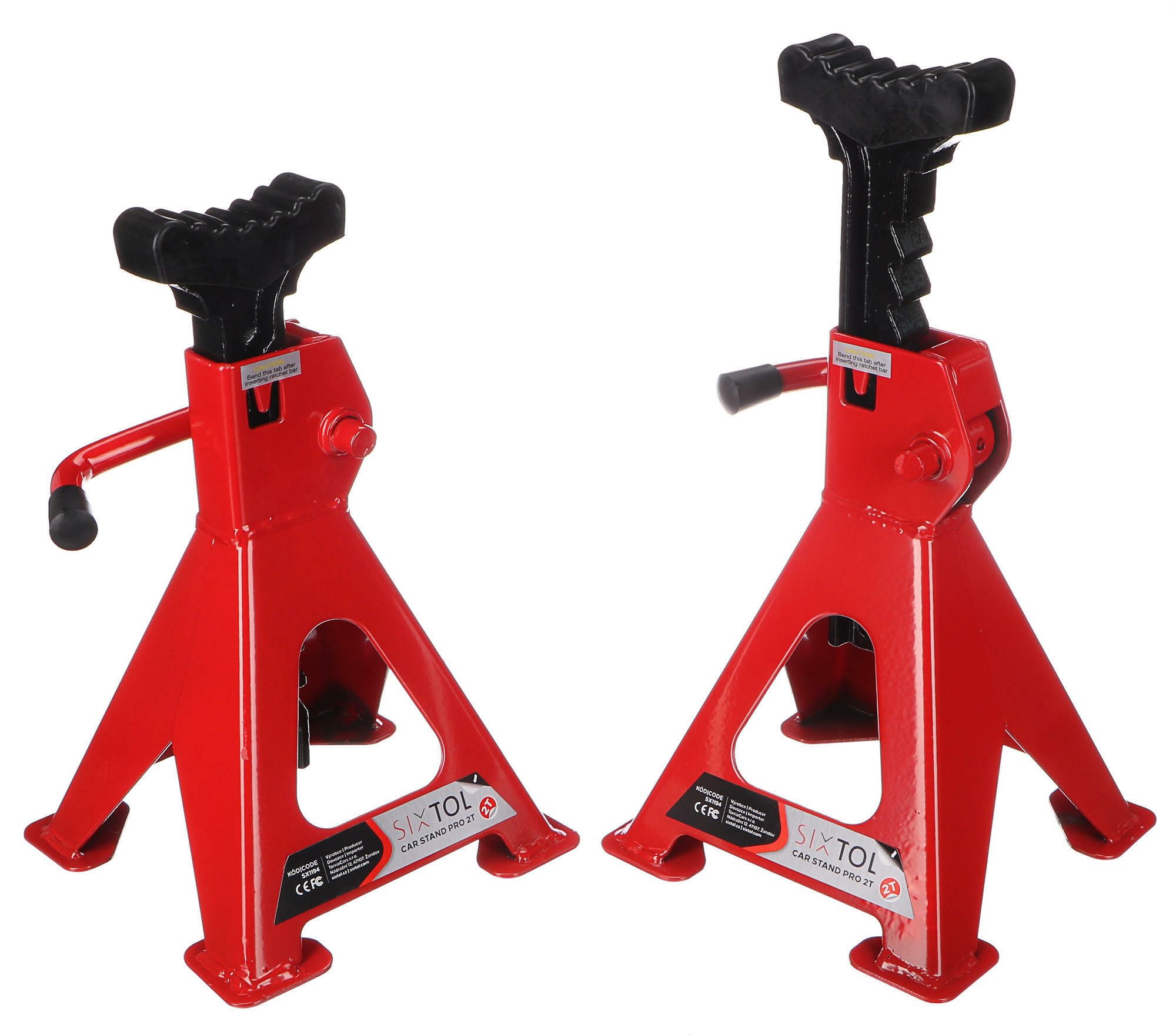 E-shop Podstavec pod auto MECHANIC CAR STAND PRO 2T, 2ks SIXTOL