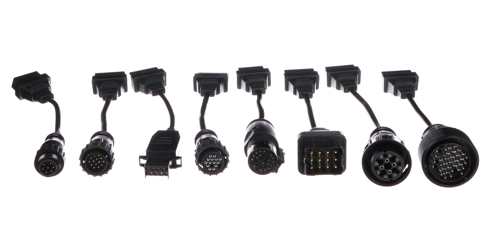 E-shop Kompletní sada OBD-II redukcí pro nákladní auta MECHANIC CABLE SET 2, 8ks SIXTOL