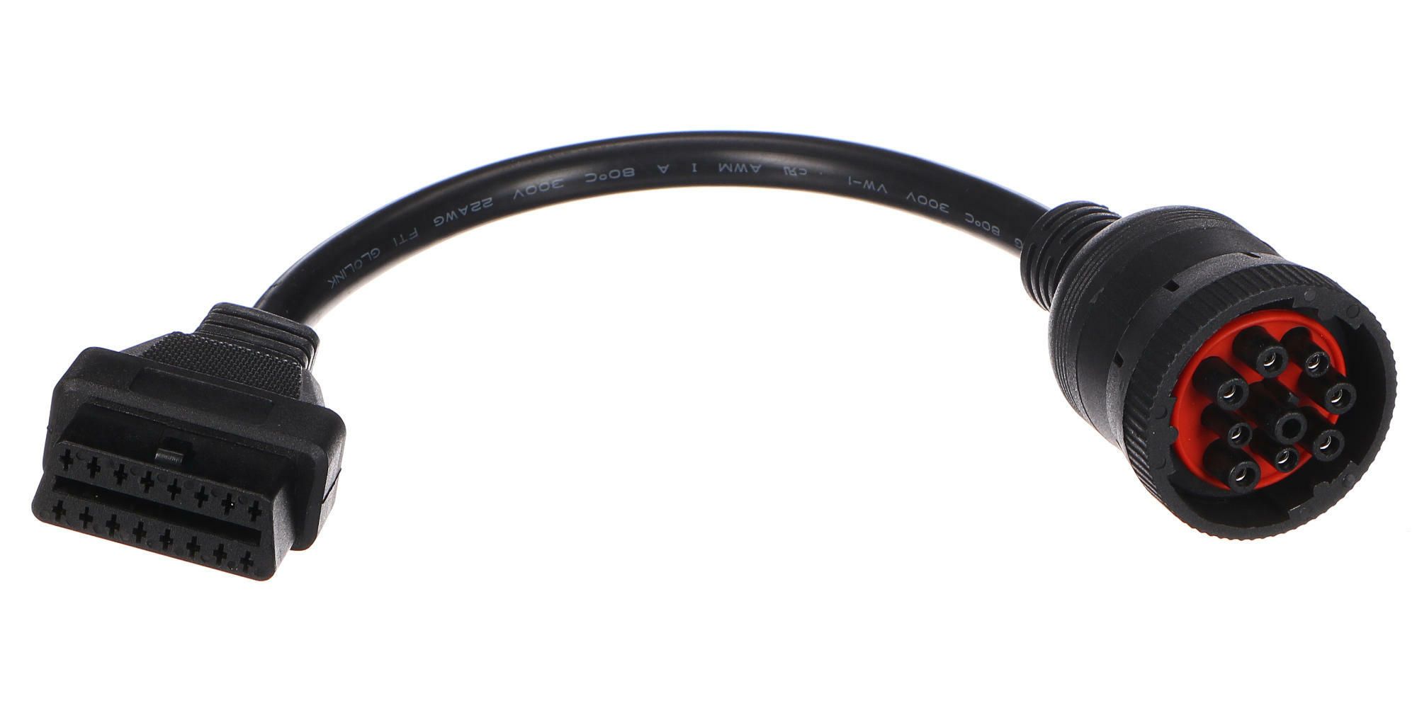 E-shop OBD-II redukce 9-pin J1939 pro nákladní vozy Cummins MECHANIC CABLE 7 SIXTOL