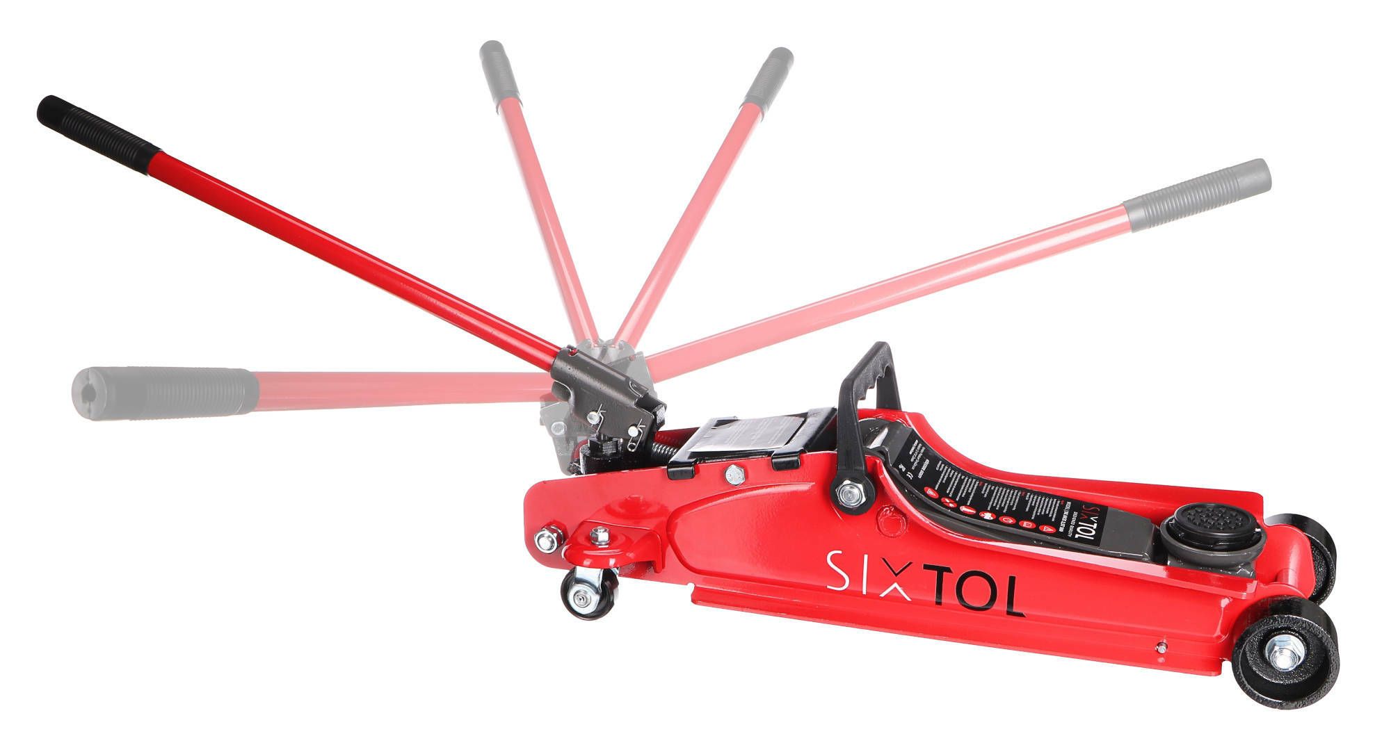 E-shop Pojízdný hydraulický zvedák 2,5t nízkoprofilový SX JACK 2,5T 360 SIXTOL