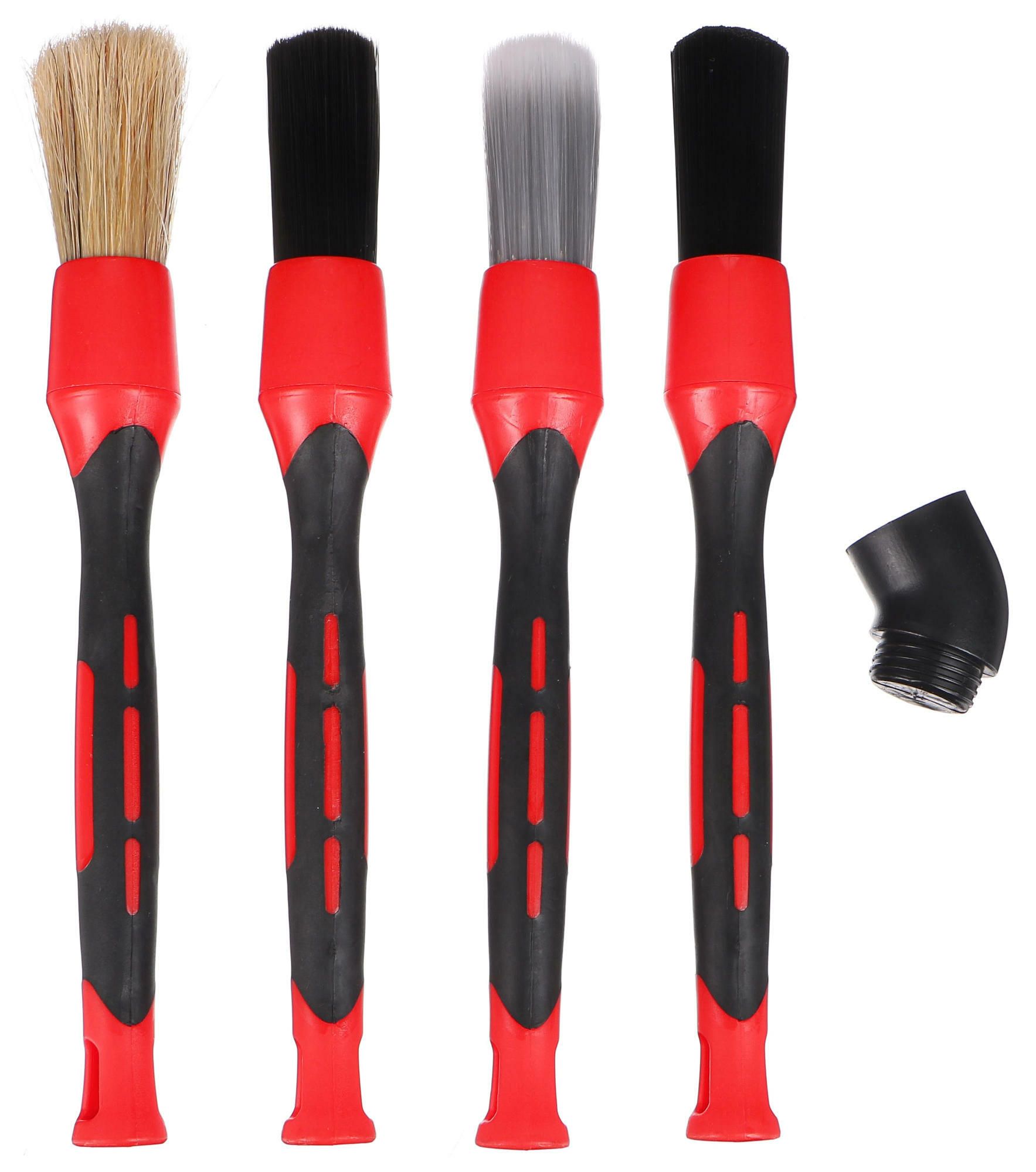 E-shop Sada precizních štětců s vyměnitelnými nástavci pro čištění auta CAR DETAILING BRUSH 4 SIXTOL