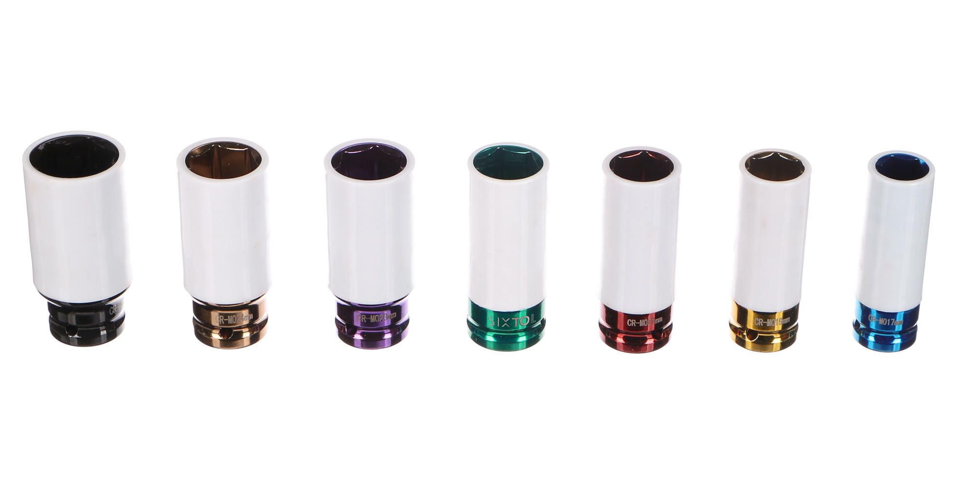 E-shop Rázové hlavice MECHANIC IMPACT 4, 1/2", 7ks SIXTOL