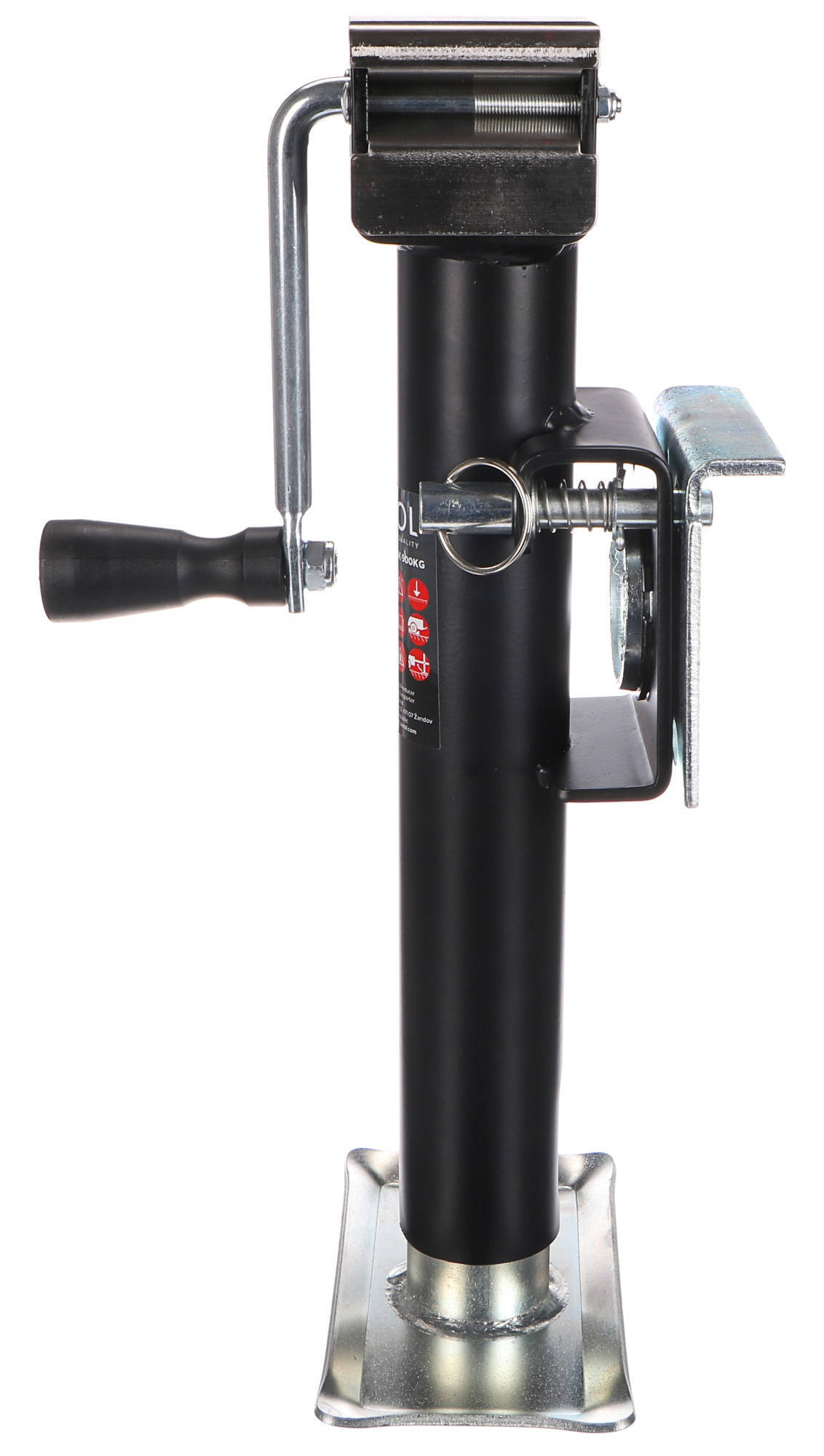 E-shop Zvedák přívěsu SX TRAILER JACK 900KG, svařovaný, plochý SIXTOL