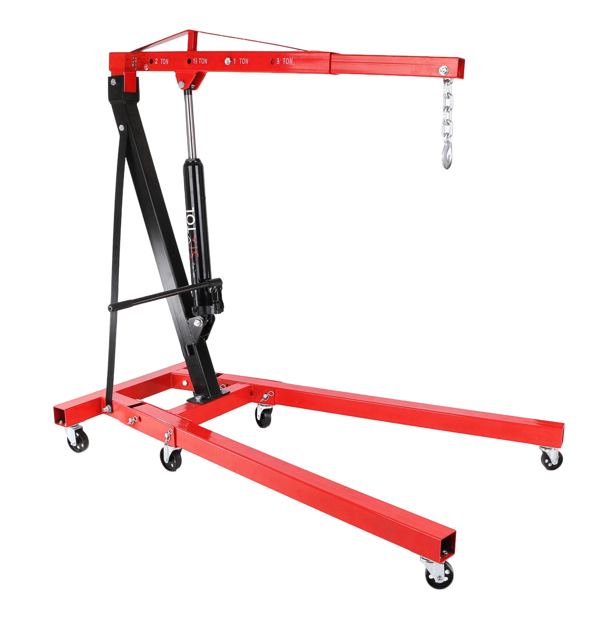 E-shop Dílenský hydraulický jeřáb MECHANIC CRANE 2T, 78kg, 230cm, "Žirafa" SIXTOL