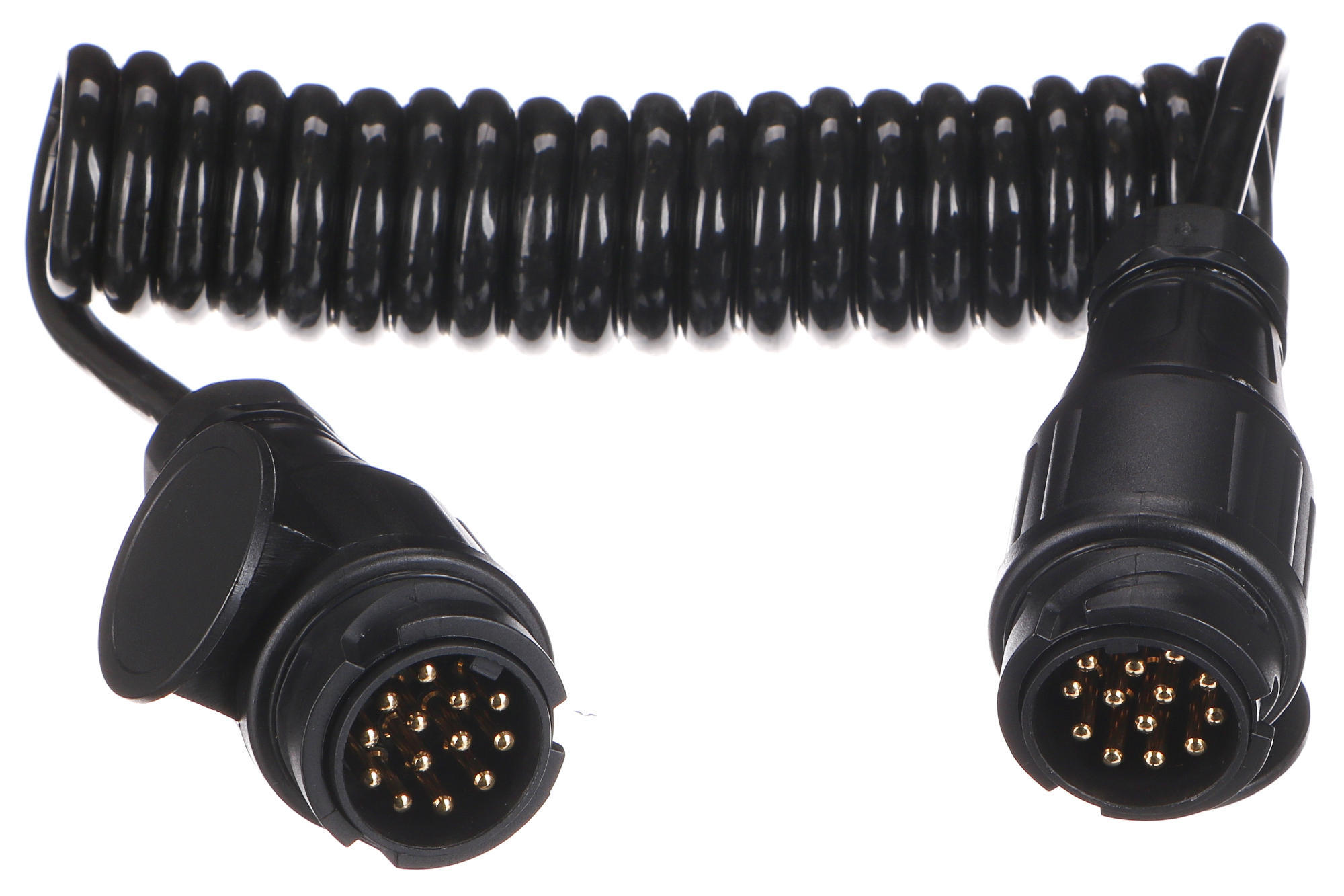 E-shop Propojovací spirálový kabel zástrčky tažného zařízení TRAILER CABLE 4, 13-13pin, 3m SIXTOL