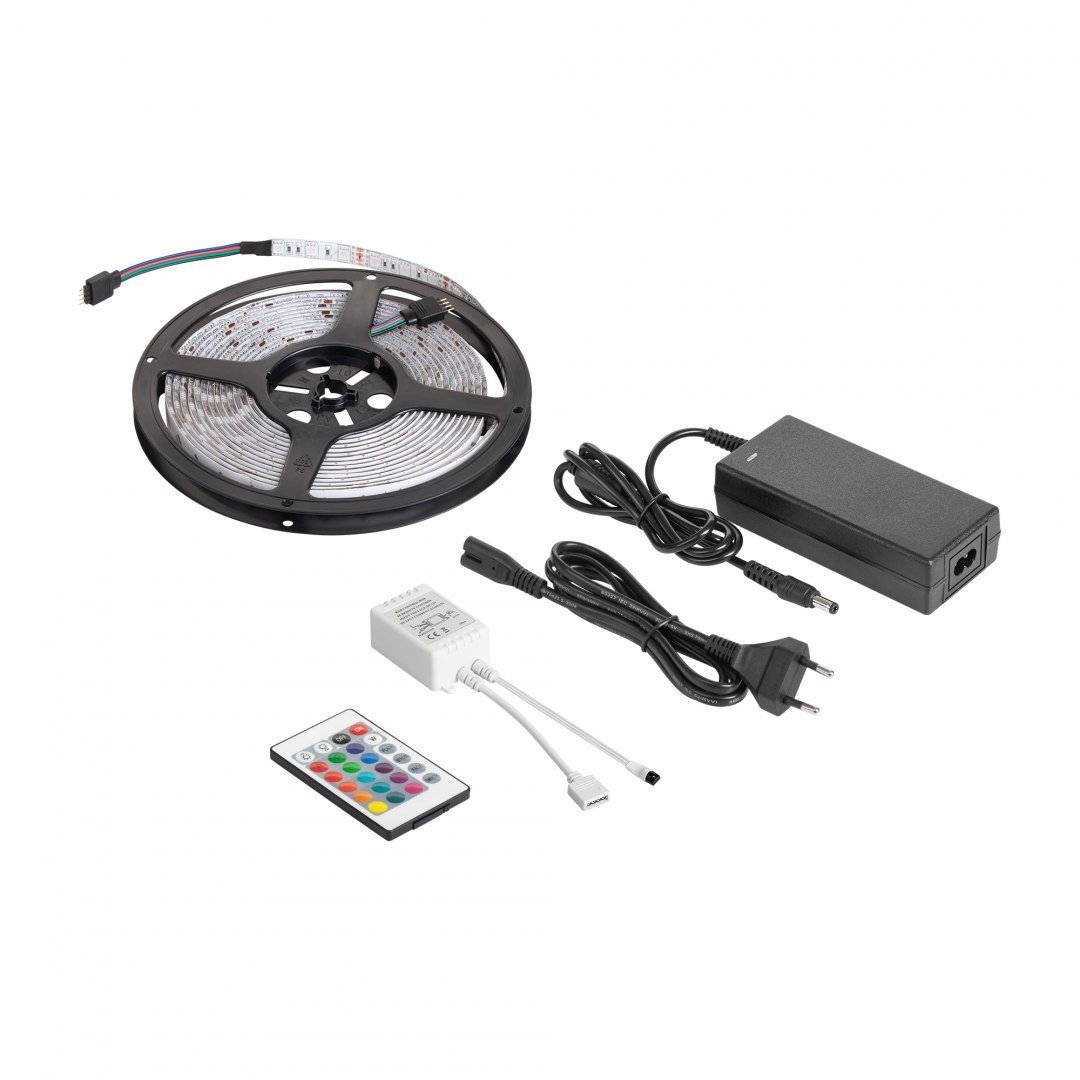E-shop REBEL ľad opasok RGB, 5m/300diod, 48W, 12V zdroj, IP65, komplet