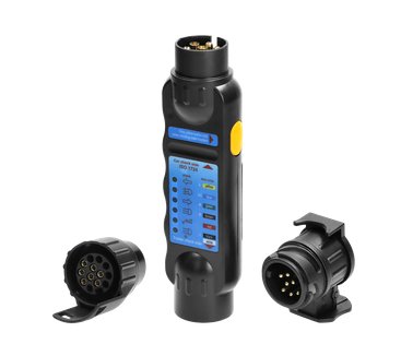 E-shop Tester zásuviek prívesu, 13/7-pin štandard, 12/24V ORNO OR-AE-13231