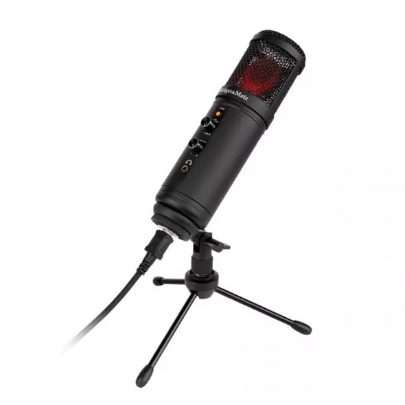 E-shop Kruger & Matz Mikrofón KRUGER &MATZ Warrior GV-100 USB herný a vlogerový