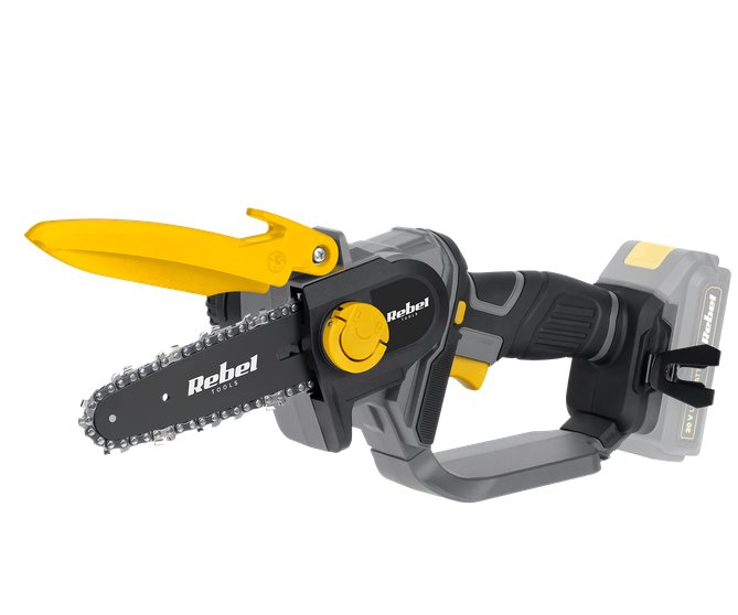 Aku reťazová ručná píla REBEL RB-1034, 20V