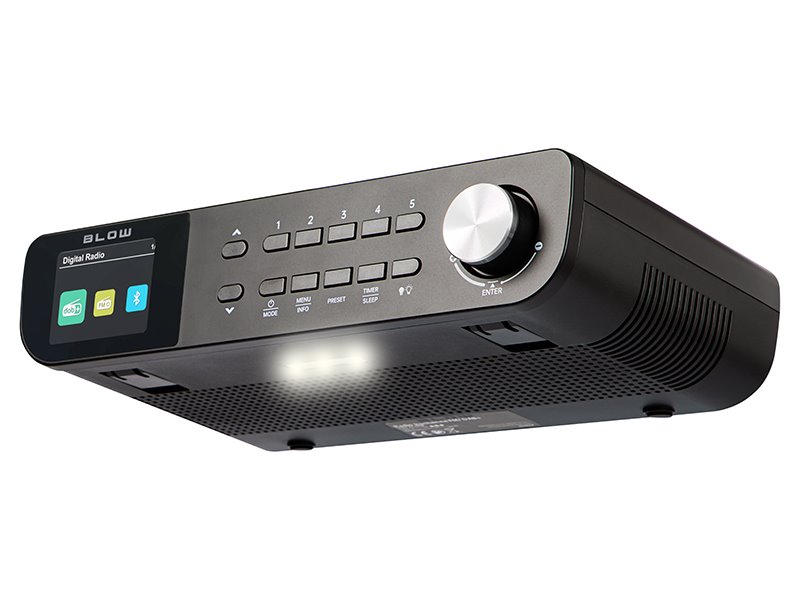 Kuchynské FM/DAB+ rádio s Bluetooth BLOW RK1, čierne