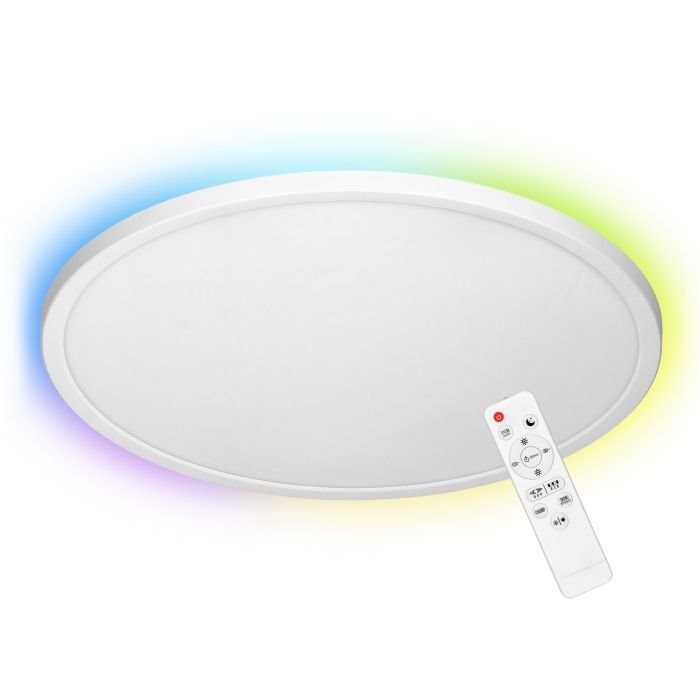 E-shop Stropné svietidlo Orno VITO AD-PL-6514WLZM/CCT 36W, 40cm + RGB ovládač