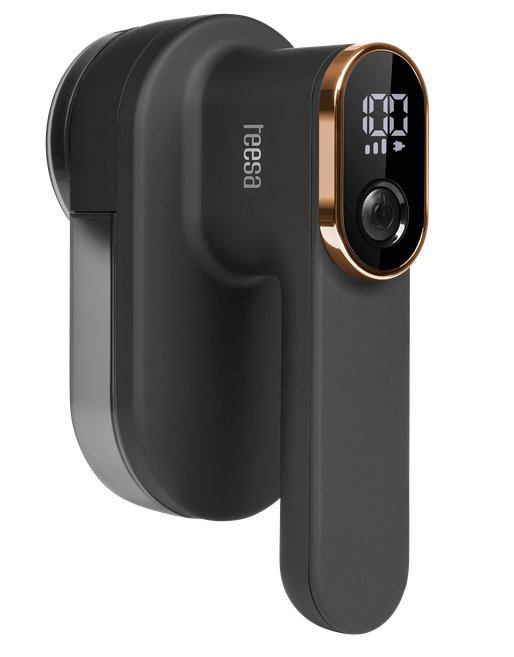 E-shop Odžmolkovač dobíjací Teesa LR40, USB-C, display, 3 rýchlosti, 6 nožov, čierna