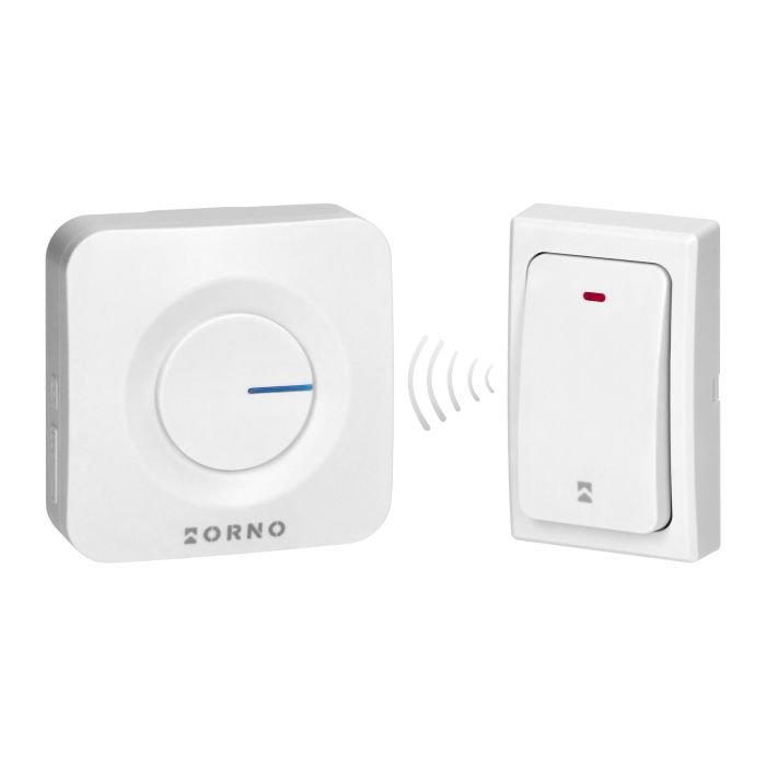 E-shop Bezdrôtový zvonček ORNO OR-DB-MT-156/W, dosah až 200m, biela