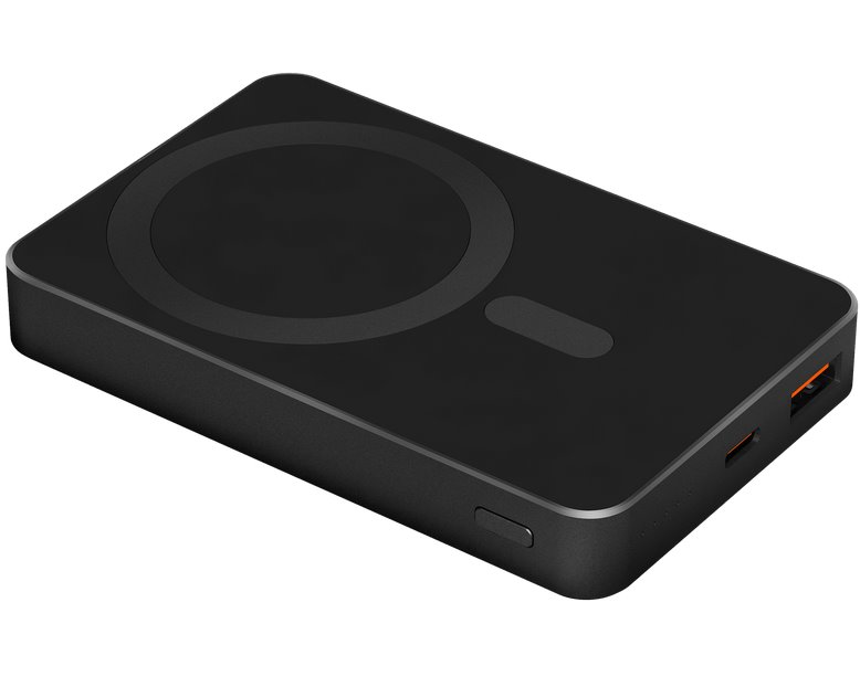 E-shop Indukčná nabíjačka powerbanka 10000mAh KRUGER & MATZ KM0912, s podporou MagSafe, čierna