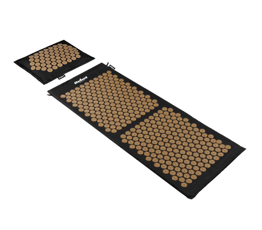 E-shop Akupresúrna podložka s vankúšom REBEL RBA-6012-GL Gold RBA-6012-GL