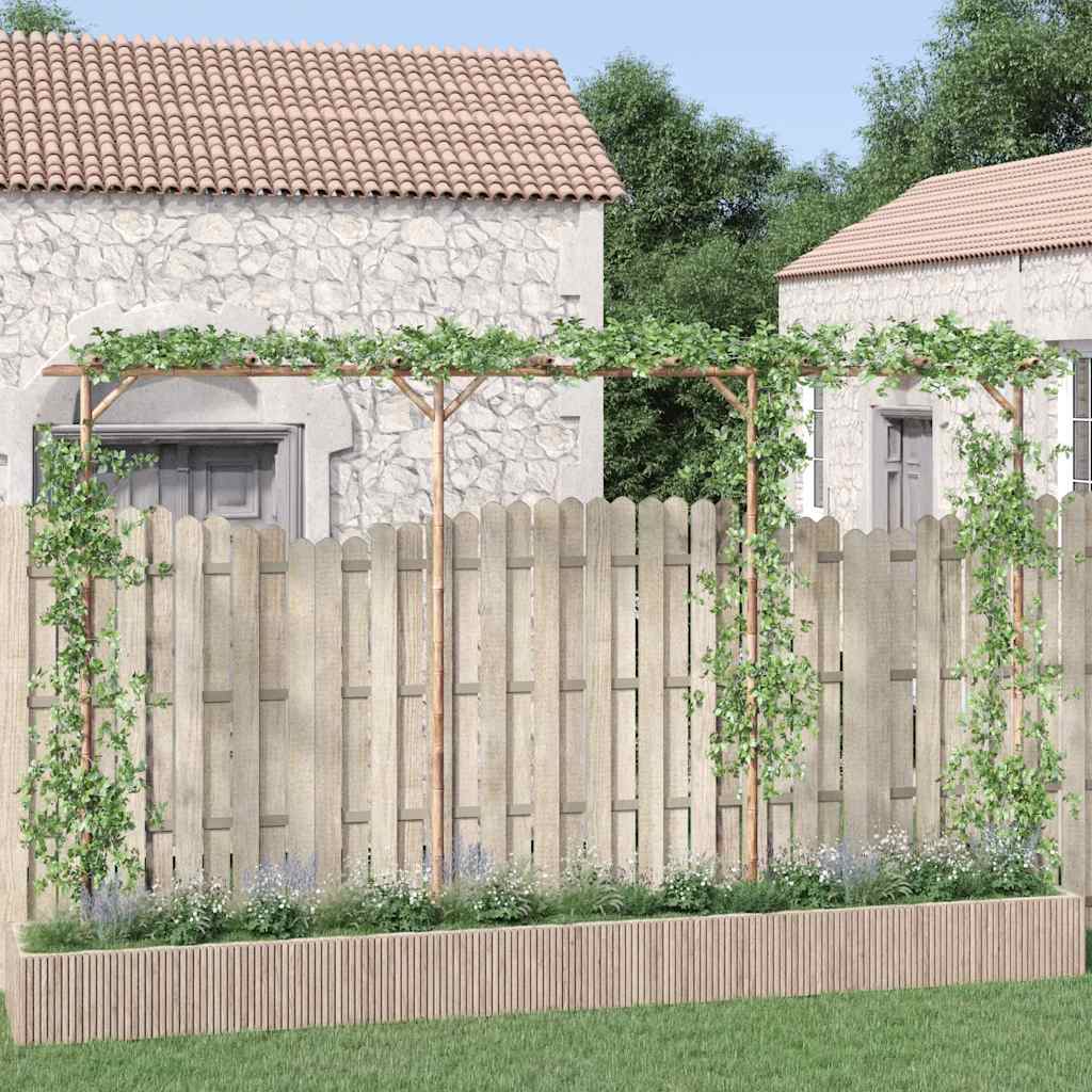 E-shop Multidom Bambusová pergola 385x40x205 cm