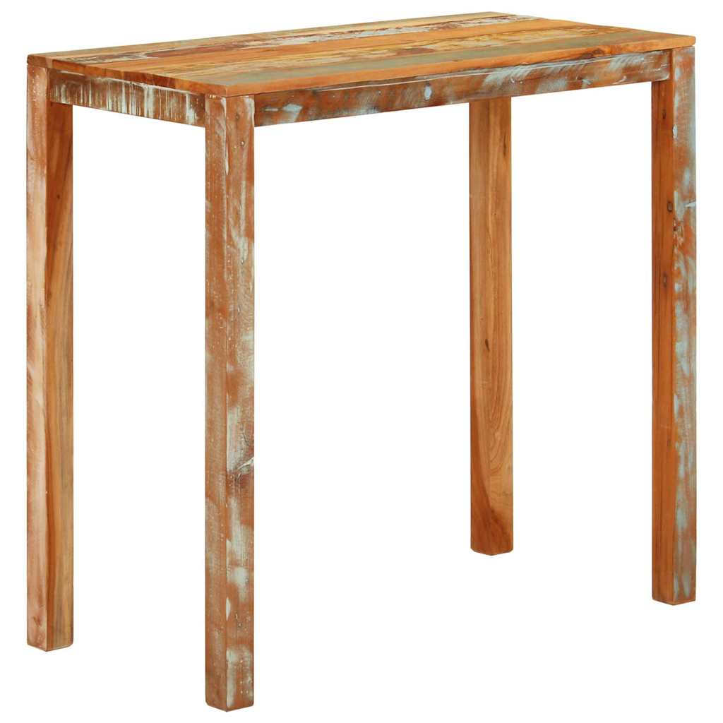 E-shop Multidom Barový stôl 112x55x108 cm masívne recyklované drevo