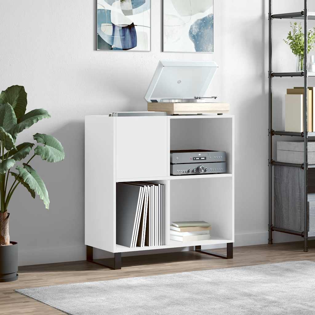 E-shop Multidom Skrinka na platne biela 84,5x38x89 cm kompozitné drevo