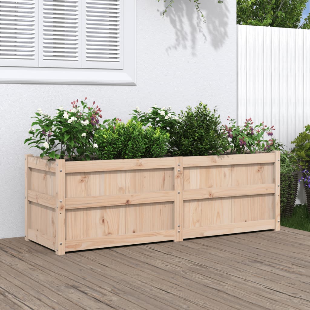 E-shop Multidom Záhradný kvetináč 150x50x50 cm borovicový masív