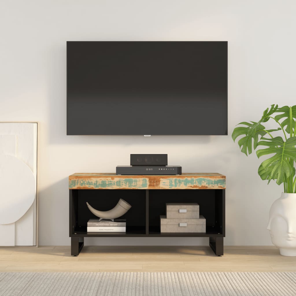 E-shop Multidom TV skrinka 85x33x43,5 cm masívne recyklované drevo