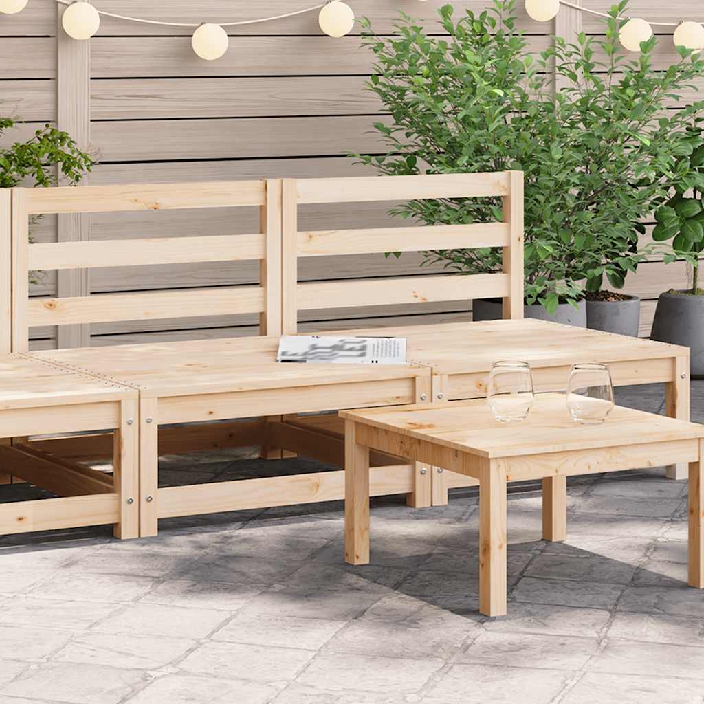 E-shop Multidom Záhradné pohovky bez podrúčok 2 ks 70x70x67 cm masívna borovica
