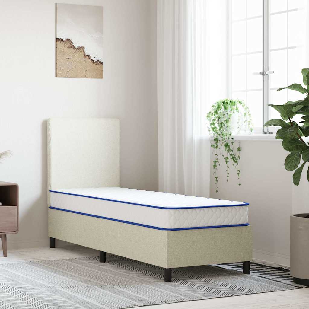 E-shop Multidom Matrac s pamäťovou penou, biely 70x200x17 cm mäkký