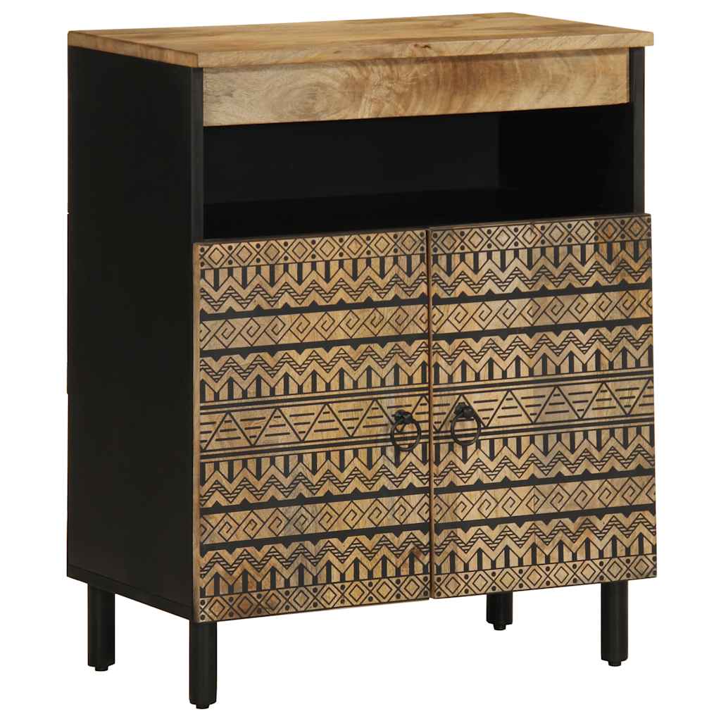 E-shop Multidom Komoda 60x33,5x75 cm, surový mangový masív