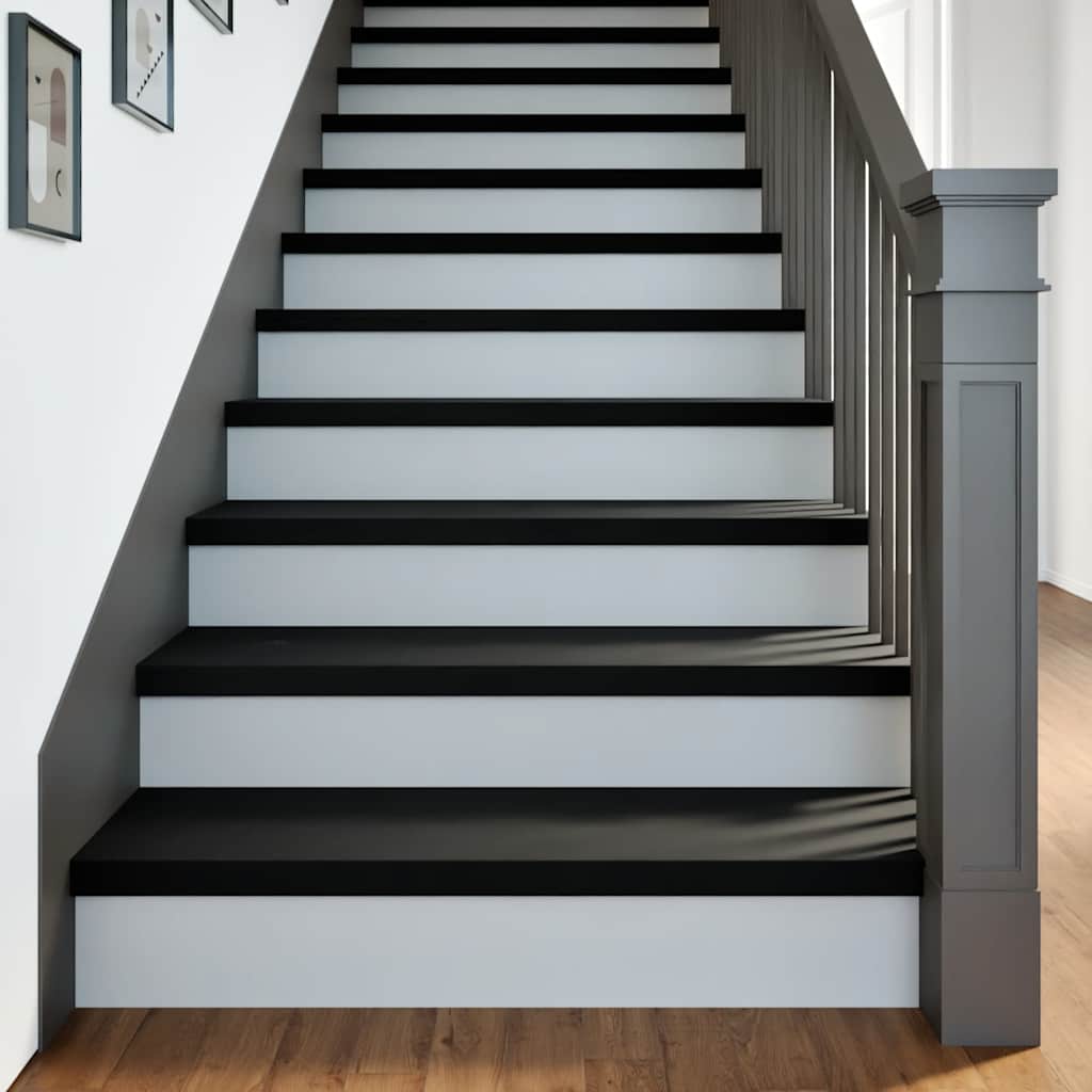 E-shop Multidom Schodiskové stupne 8 ks tmavohnedá 100x30x2 cm dubový masív
