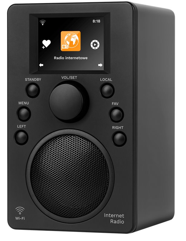 E-shop Kruger & Matz Kruger&Matz KM0818.1 internetové rádio s DAB+, Wi-Fi, Bluetooth, USB