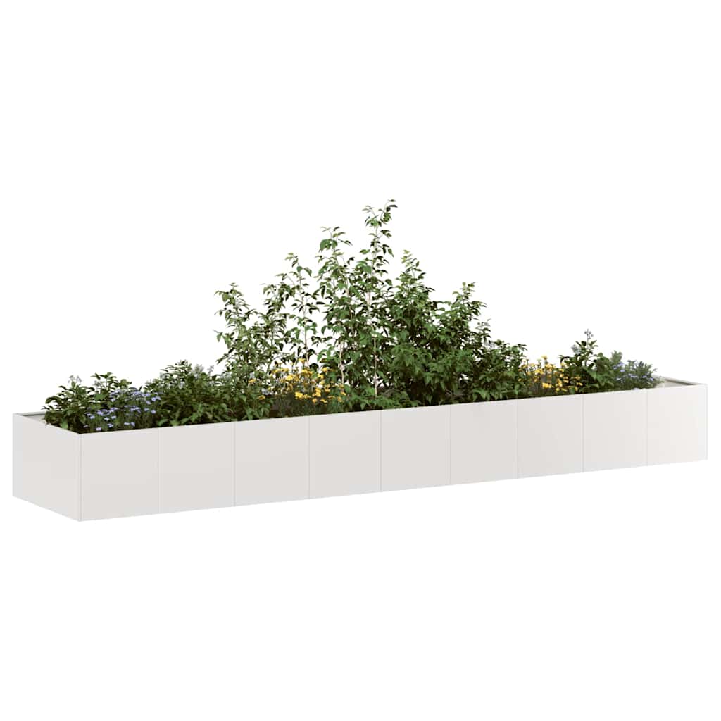 E-shop Multidom Záhradný kvetináč 360x80x40 cm, nehrdzavejúca oceľ