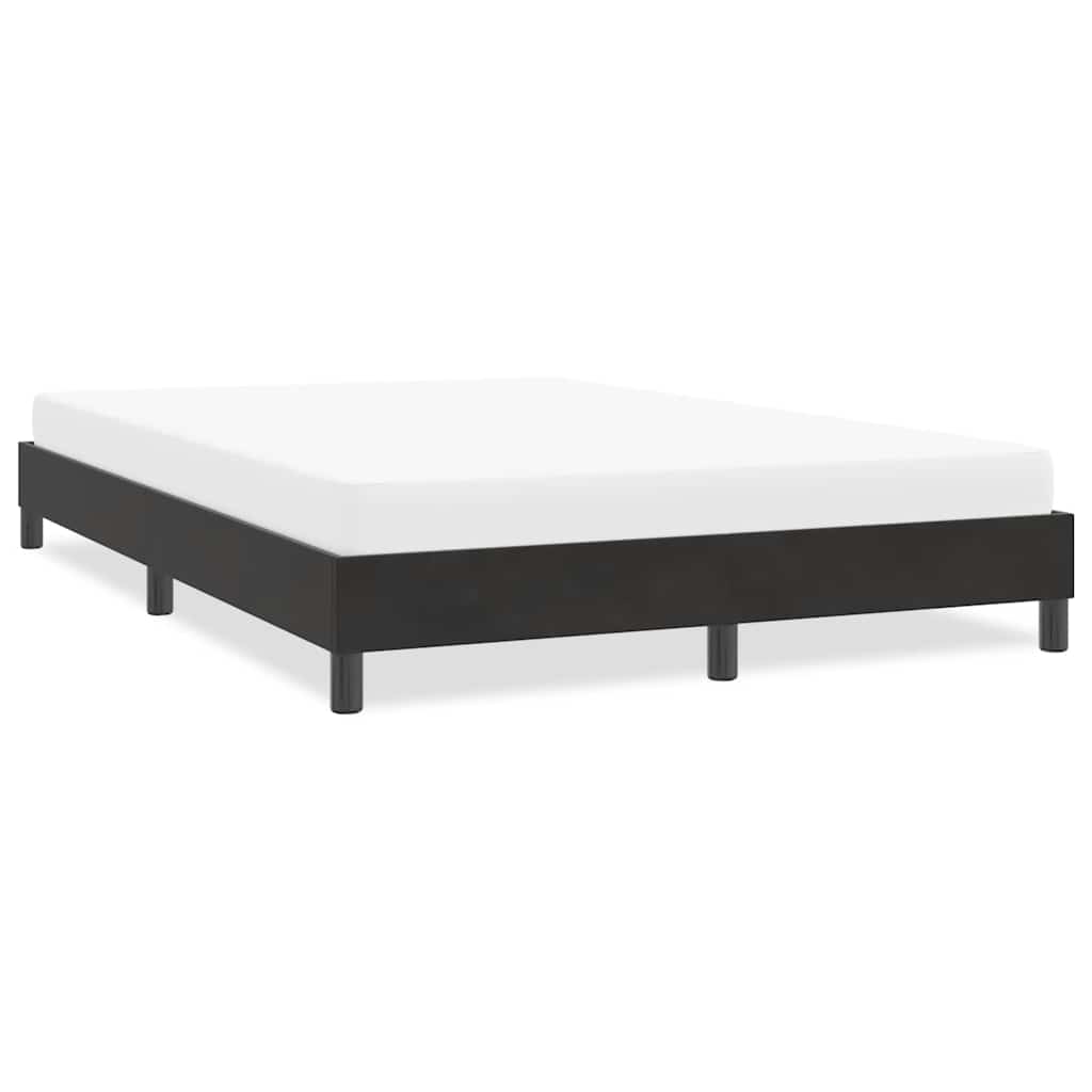 E-shop Multidom Rám postele bez matraca Čierna 140x220 cm Zamat