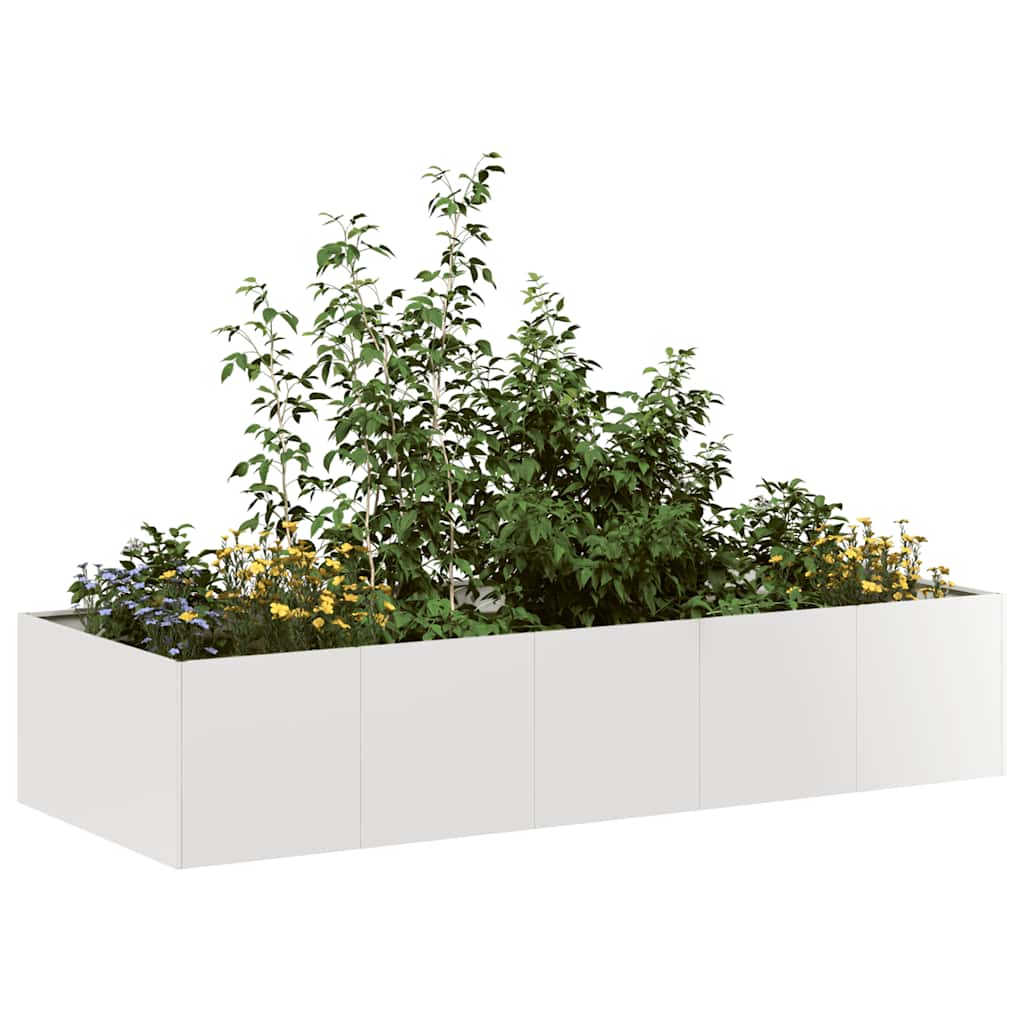 E-shop Multidom kvetináč 200x80x40 cm Nerezová oceľ