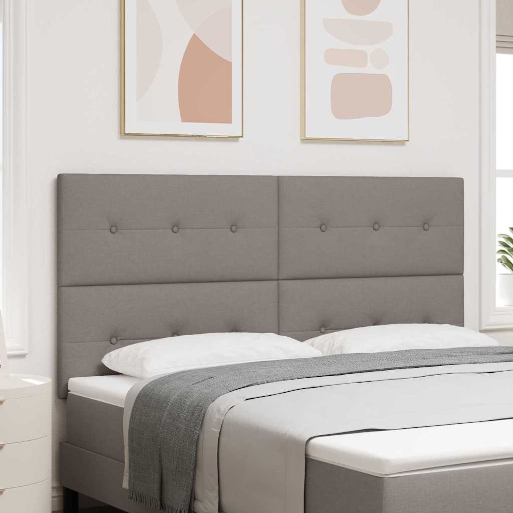 E-shop Multidom Výškovo nastaviteľný čelový panel Sivohnedá 180 cm látka
