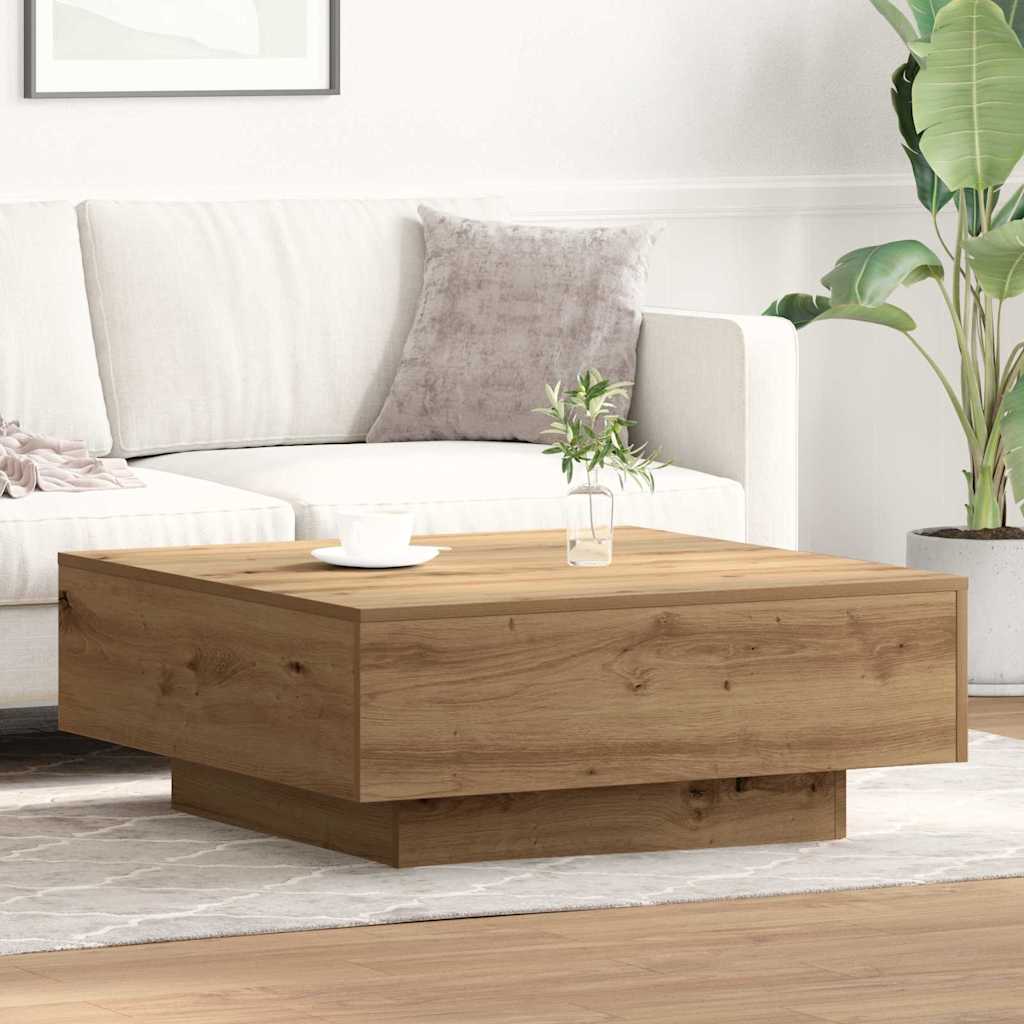 E-shop Multidom Konferenčný stolík Remeselný dub 80 x 80 x 31 cm