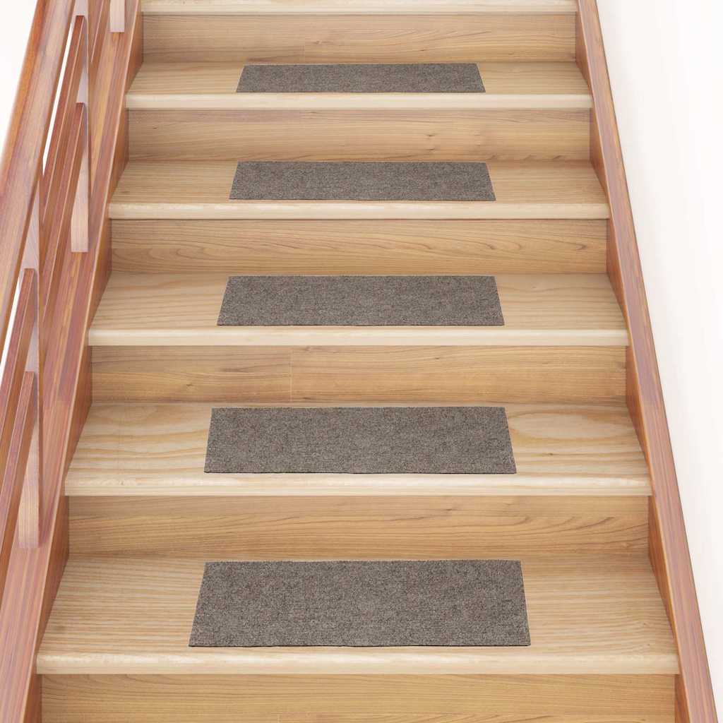 E-shop Multidom Schodové rohože, samolepiace, 30 ks, 60x25 cm, béžové, obdĺžnikové
