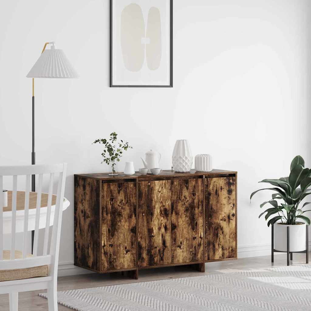 E-shop Multidom Servírovacia skriňa Tmavý dub 120 x 41 x 75 cm Kompozitné drevo