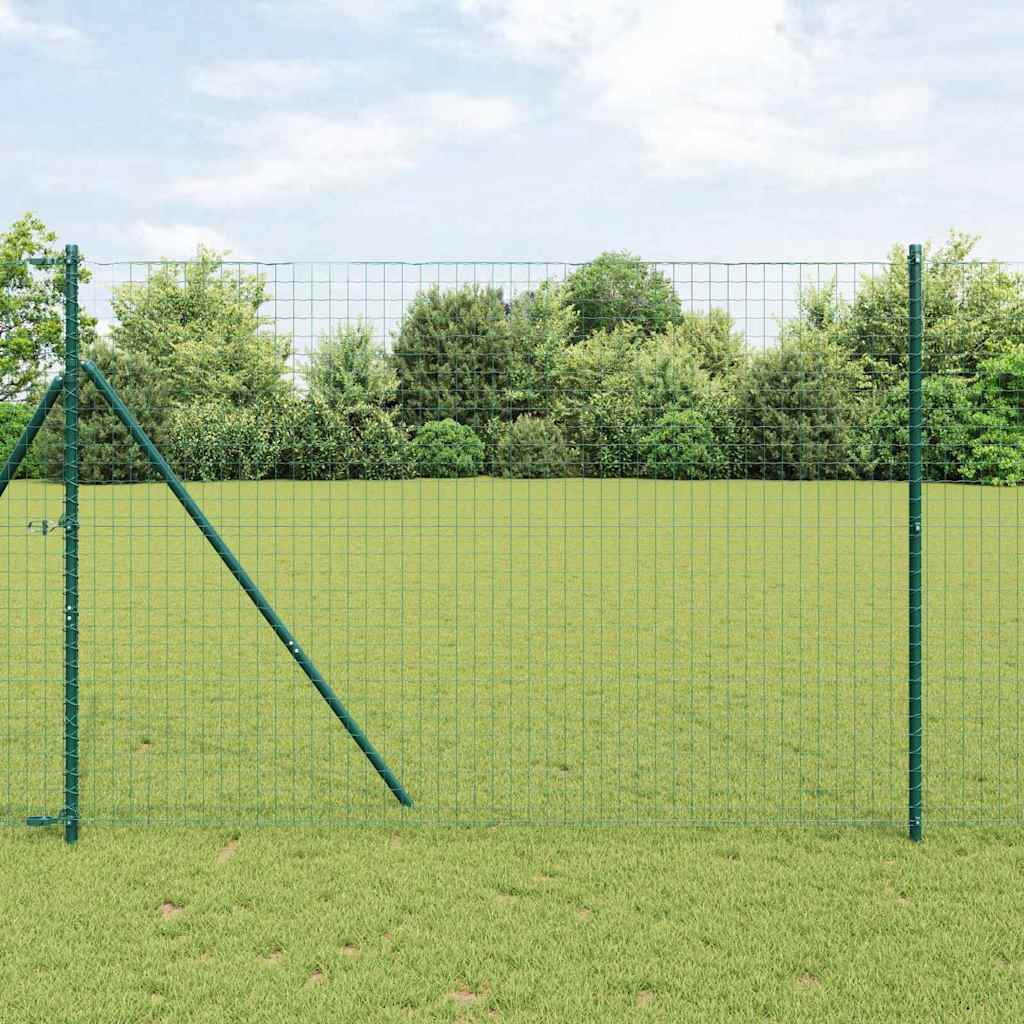 E-shop Multidom Stĺp na plot. 26 pcs Zelená 3,2 x 3,2 x 210 cm