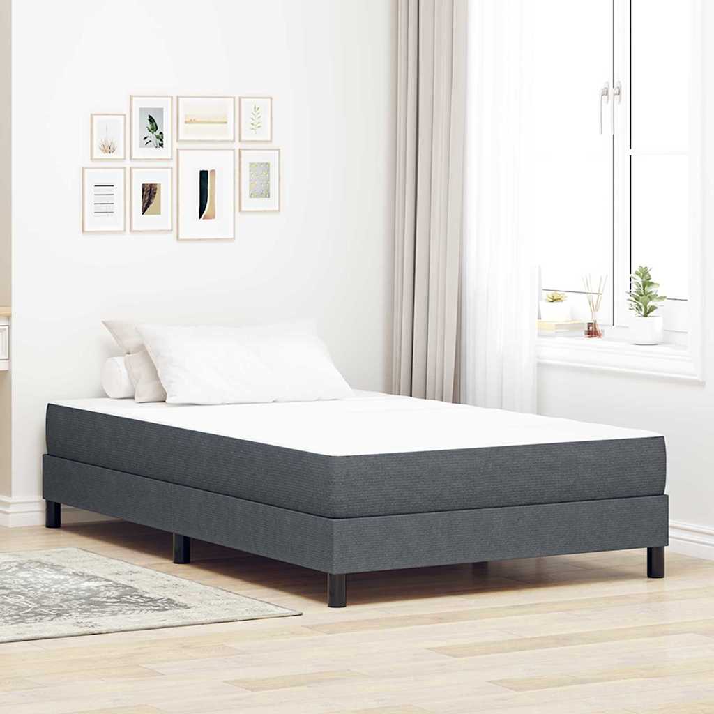E-shop Multidom Posteľná matrac s matracmi Sivá 120 x 190 cm látka