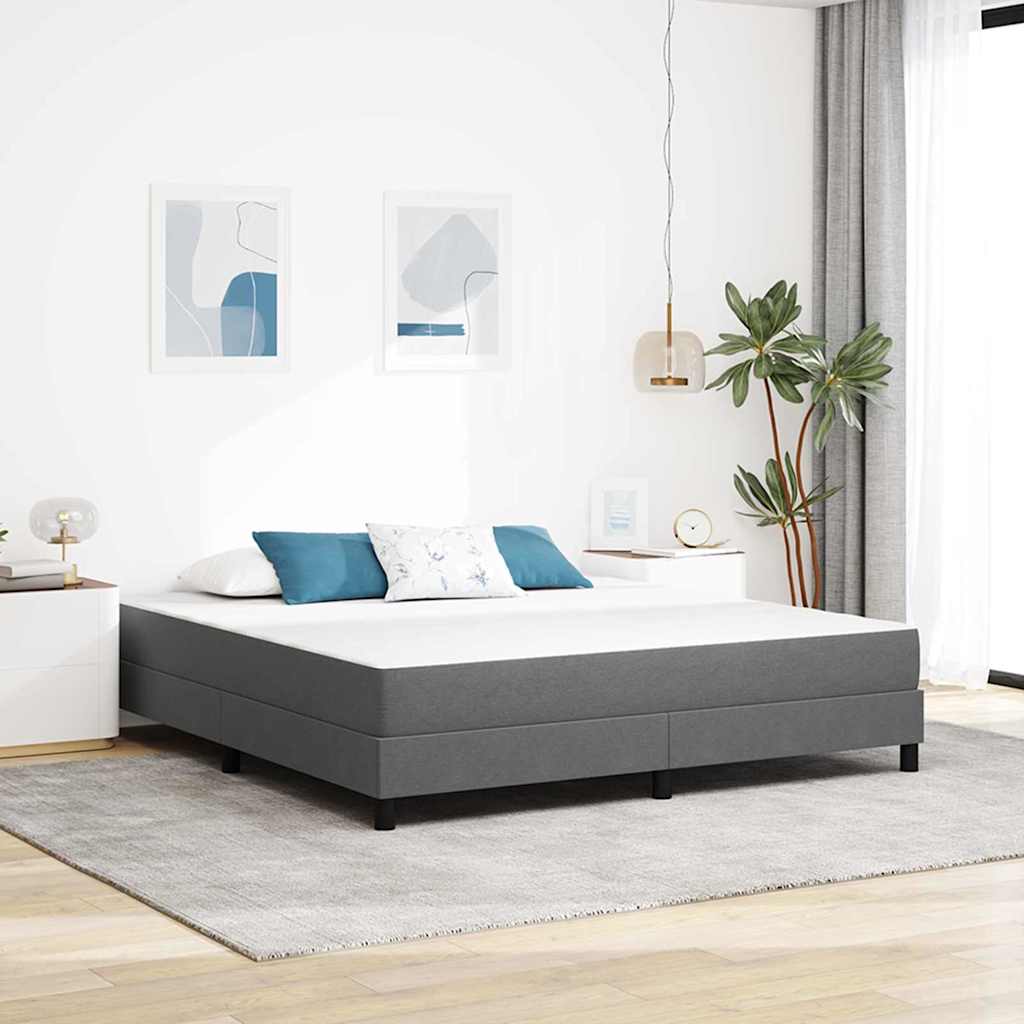 Multidom Posteľná matrac s matracmi Svetlosivá 180 x 200 cm látka
