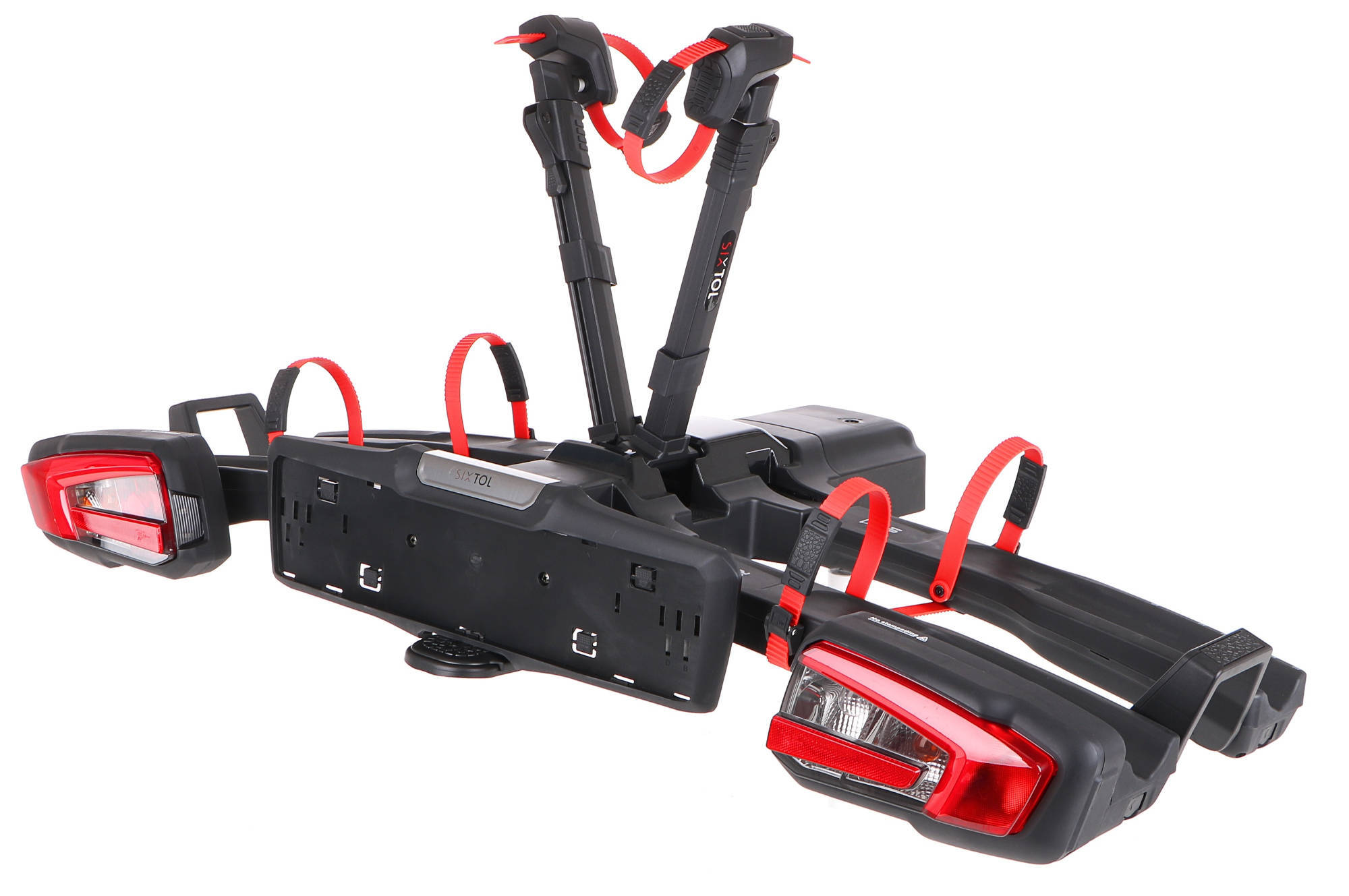 Nosič kol na tažné zařízení E-BIKE 2 PRO - 2 elektrokola, nosnost 60kg, skládací SIXTOL