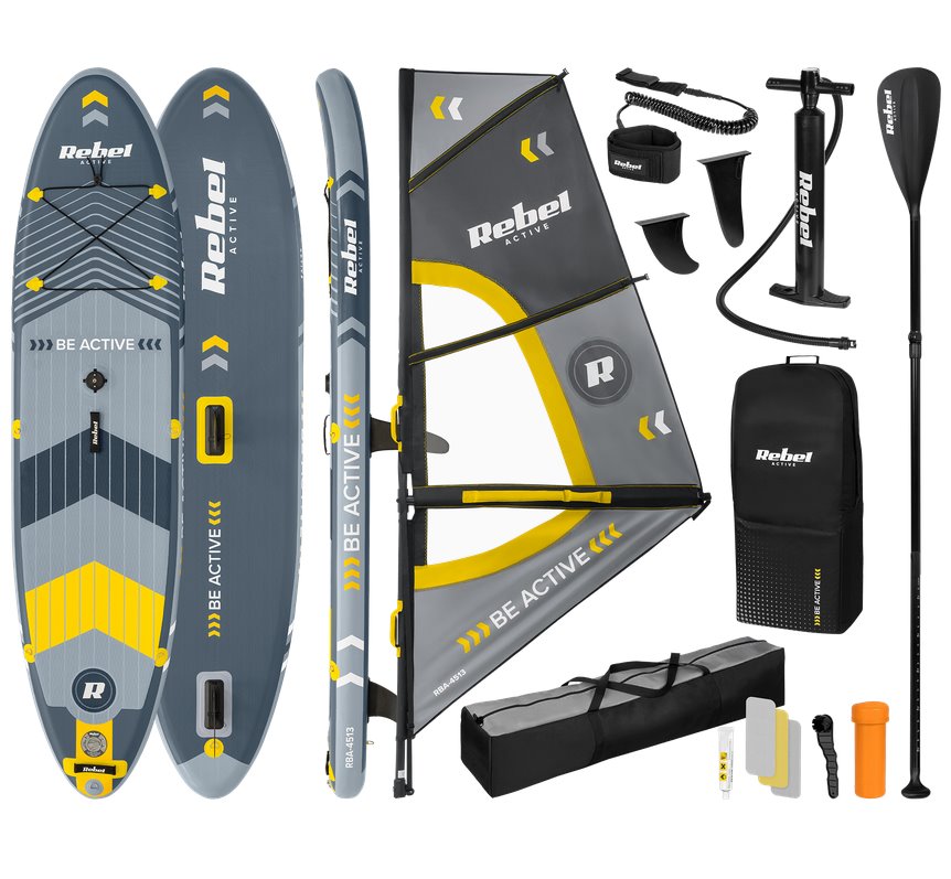 Paddleboard SUP REBEL ACTIVE RBA-4513 WINDSURFING 305x76x15 cm