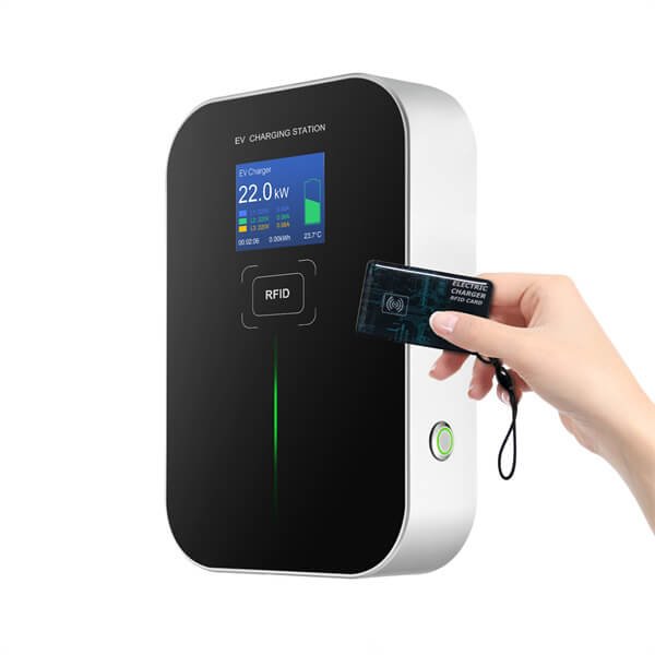 E-shop Wallbox SAPRO SAP20-RFID 22kW, Typ2, 400V, 32A, EV nabíjacia stanica s kartou RFID SAP20-RFID 22kW