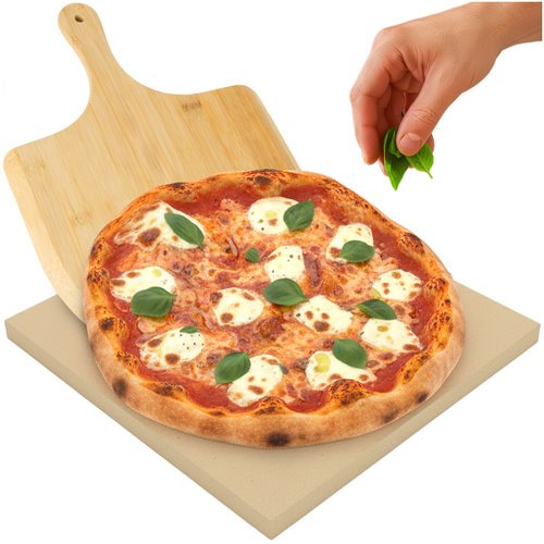 Kameň na pizzu + lopatka Ruhhy 26916