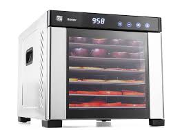 G21 Sušičky potravín - Sušička ovocia Breezer, nerezová 6008112