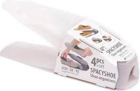 E-shop Sada organizérov na topánky Spacyshoe (4ks) veľ. 38-45 transparentné