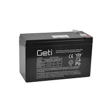 E-shop Batéria olovená 12V 7.0Ah Geti (konektor 6,35 mm)
