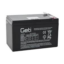 E-shop Batéria olovená 12V 9Ah Geti (konektor 6,35 mm)