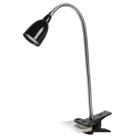 E-shop Solight Stolná lampa s klipom WO33-BK