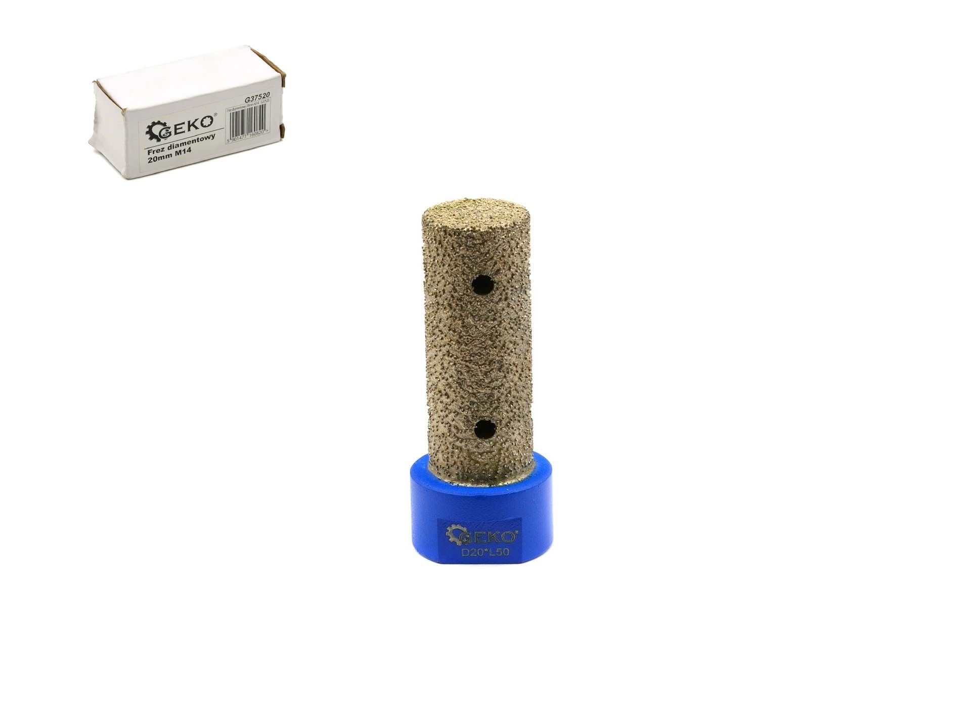 E-shop Diamantová fréza na beton, keramiku, kámen, M14, 20 mm GEKO